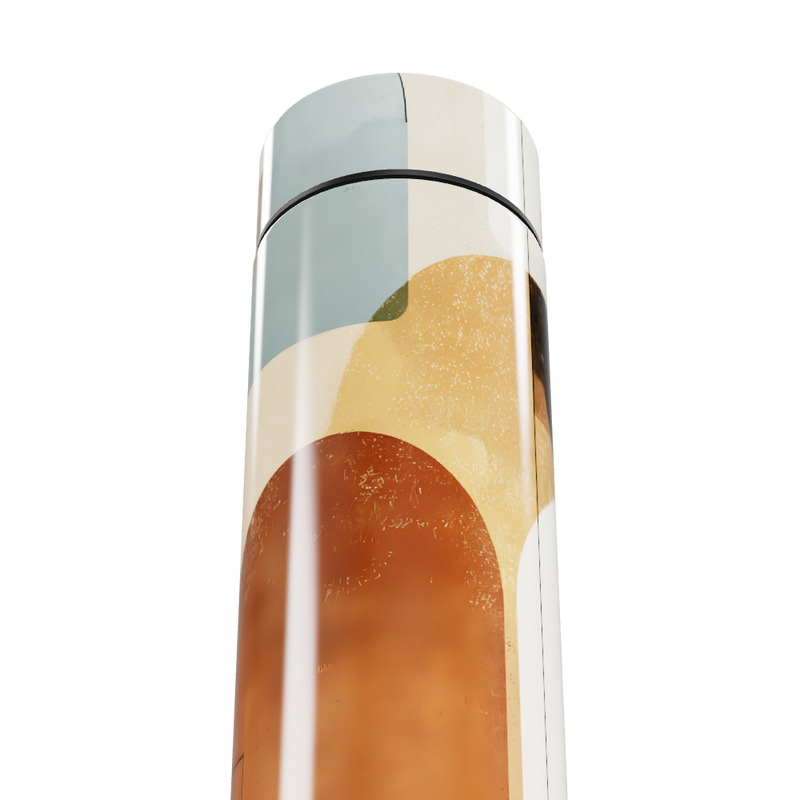 Garrafa Térmica Touch - Estampa Abstrata Colorida