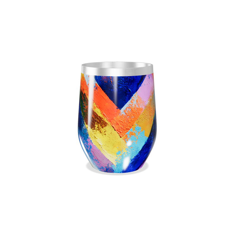 Copo Térmico Slim - Aço Inox Estampa Colorida