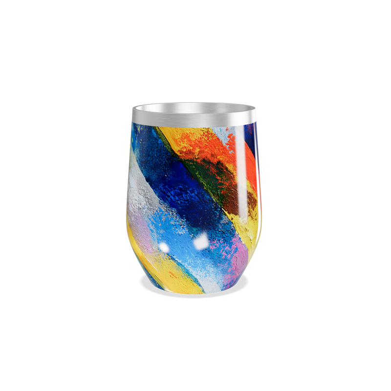 Copo Térmico Slim - Aço Inox Estampa Colorida