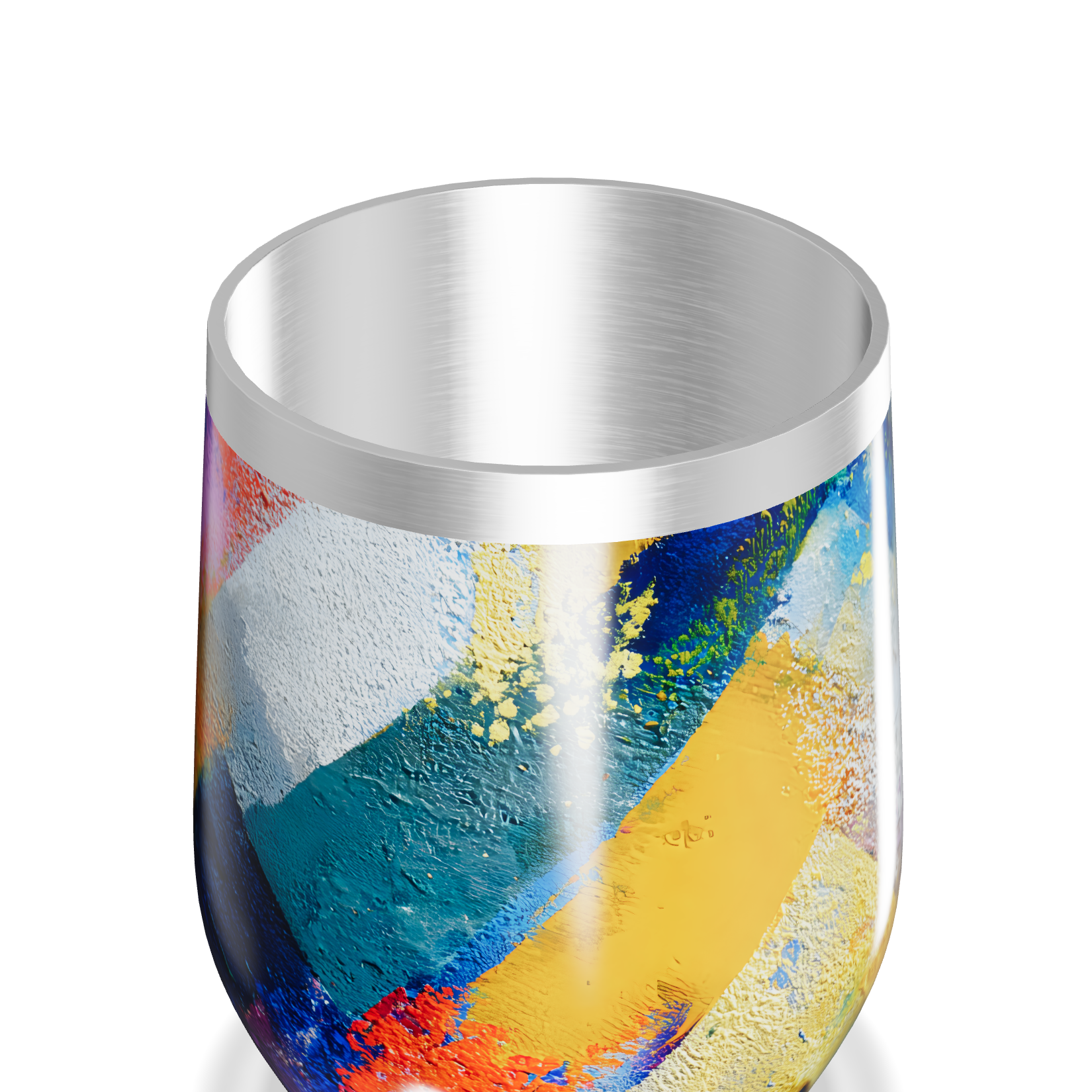 Copo Térmico Slim - Aço Inox Estampa Colorida