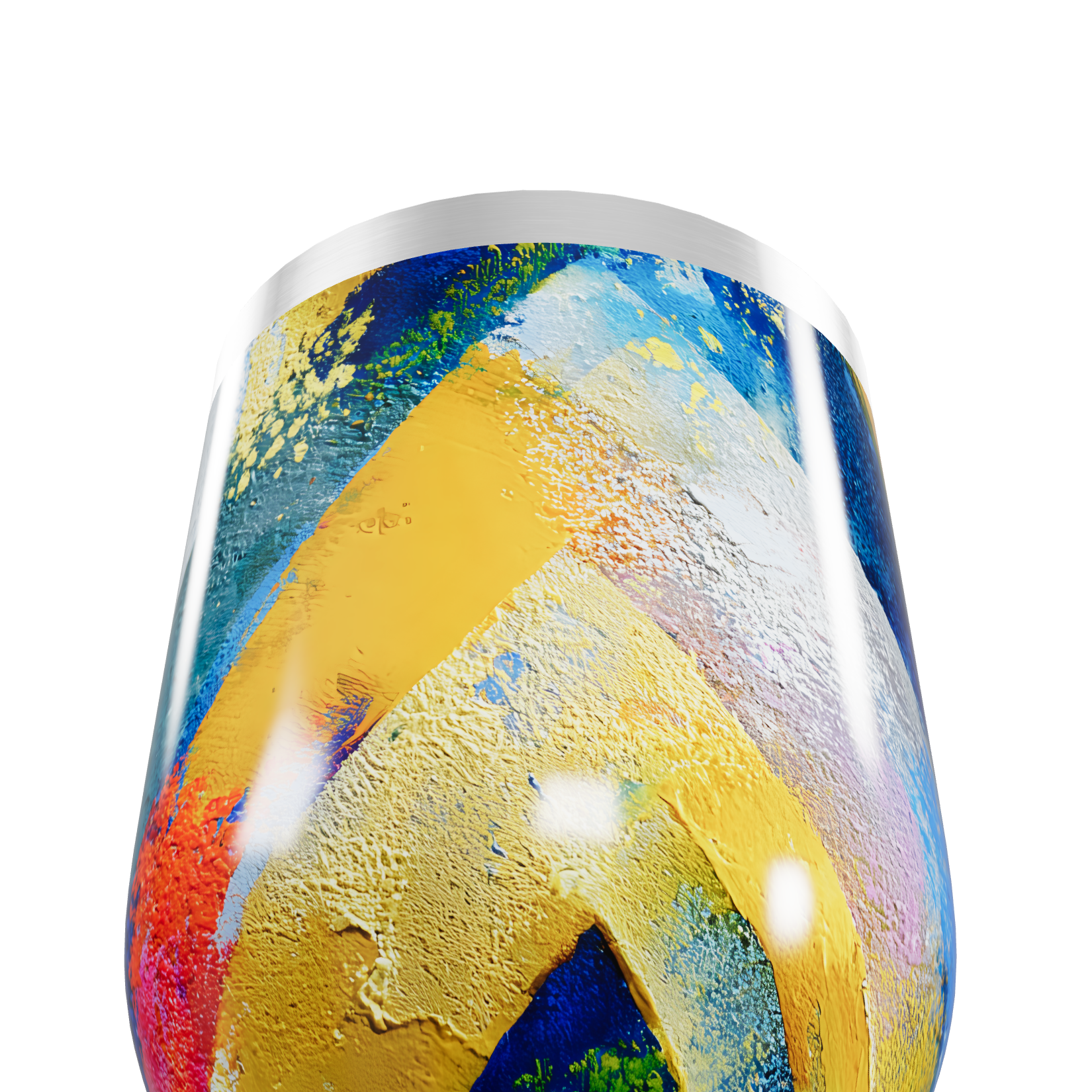 Copo Térmico Slim - Aço Inox Estampa Colorida