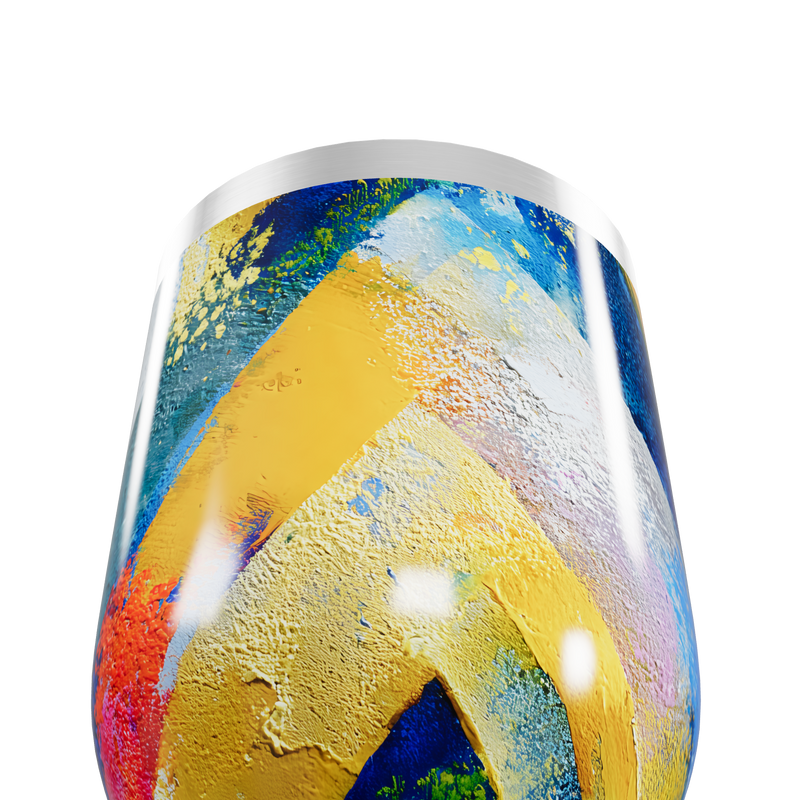 Copo Térmico Slim - Aço Inox Estampa Colorida