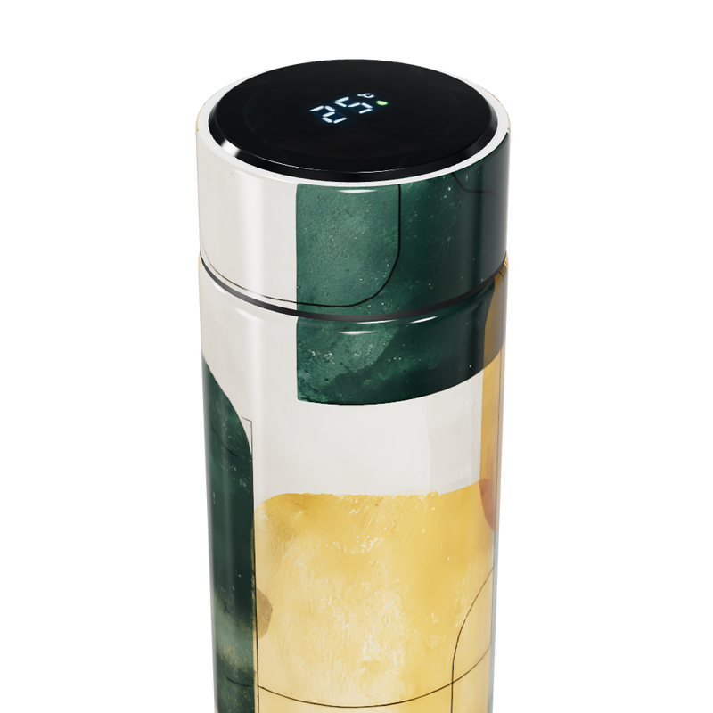 Garrafa Térmica Touch - Estampa Colorida Aço Inox