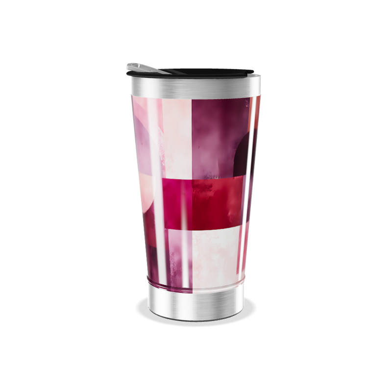 Copo Térmico - Estampa Geométrica Colorida