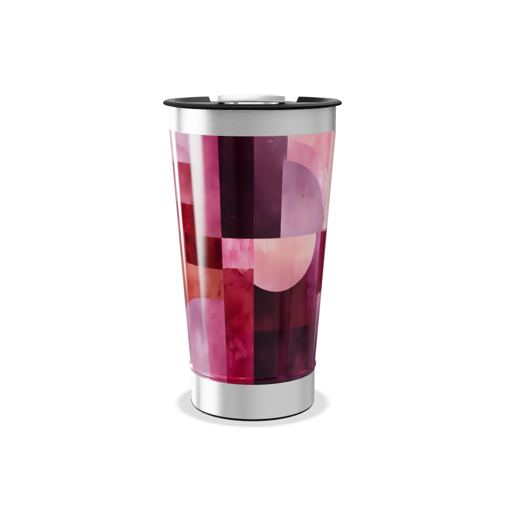 Copo Térmico - Estampa Geométrica Colorida