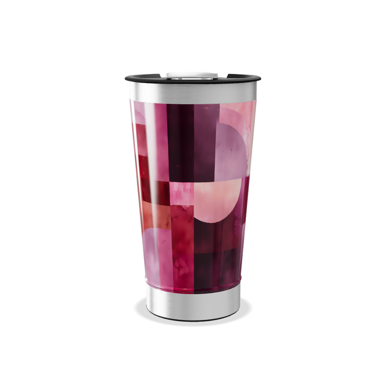 Copo Térmico - Estampa Geométrica Colorida