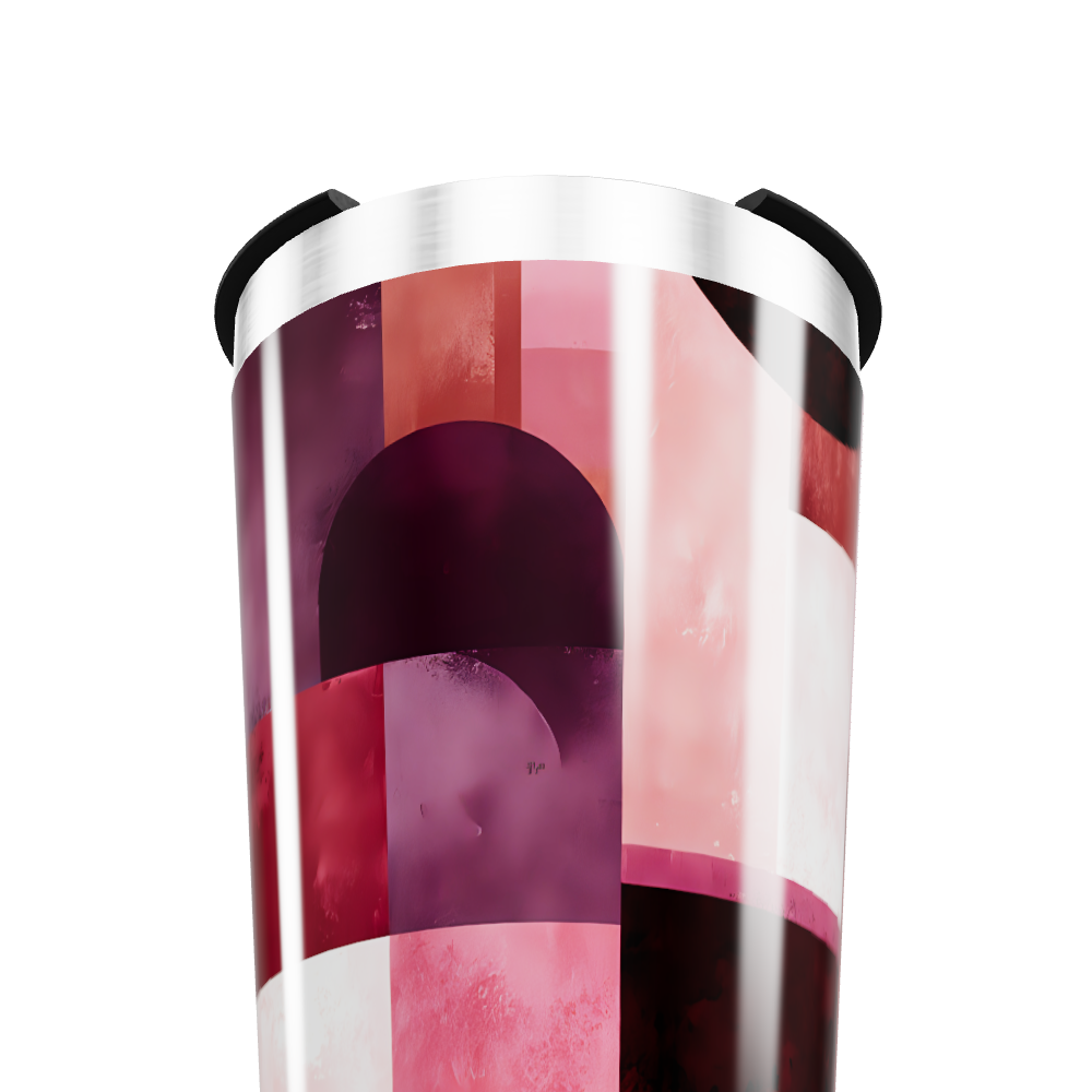 Copo Térmico - Estampa Geométrica Colorida