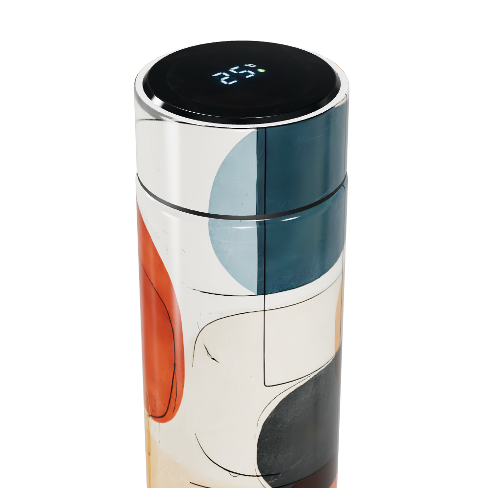 Garrafa Térmica Touch - Estampada Multicolorida