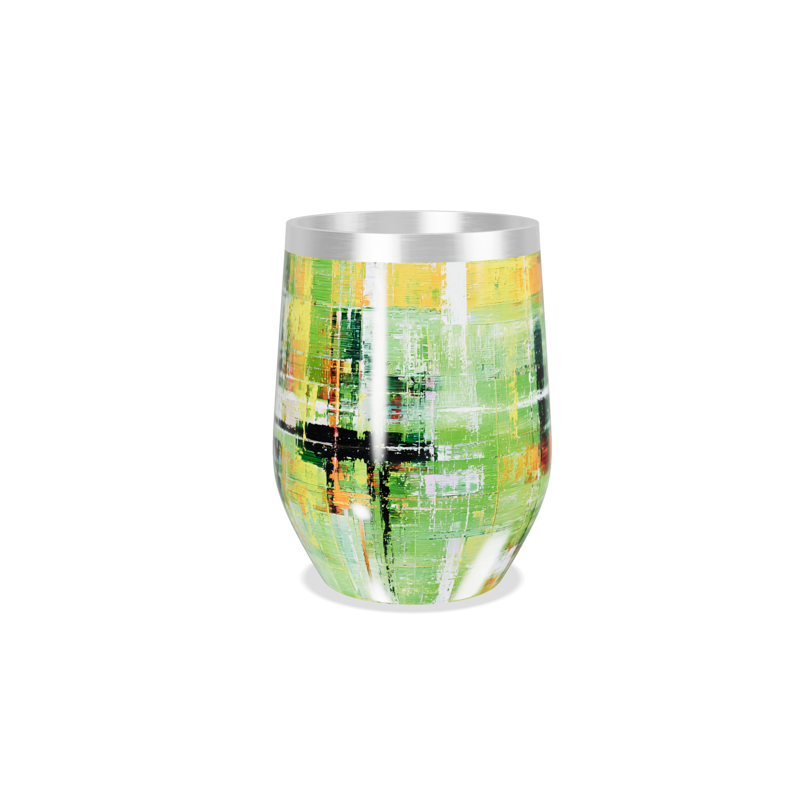 Copo Térmico Slim - Estampa Abstrata Colorida