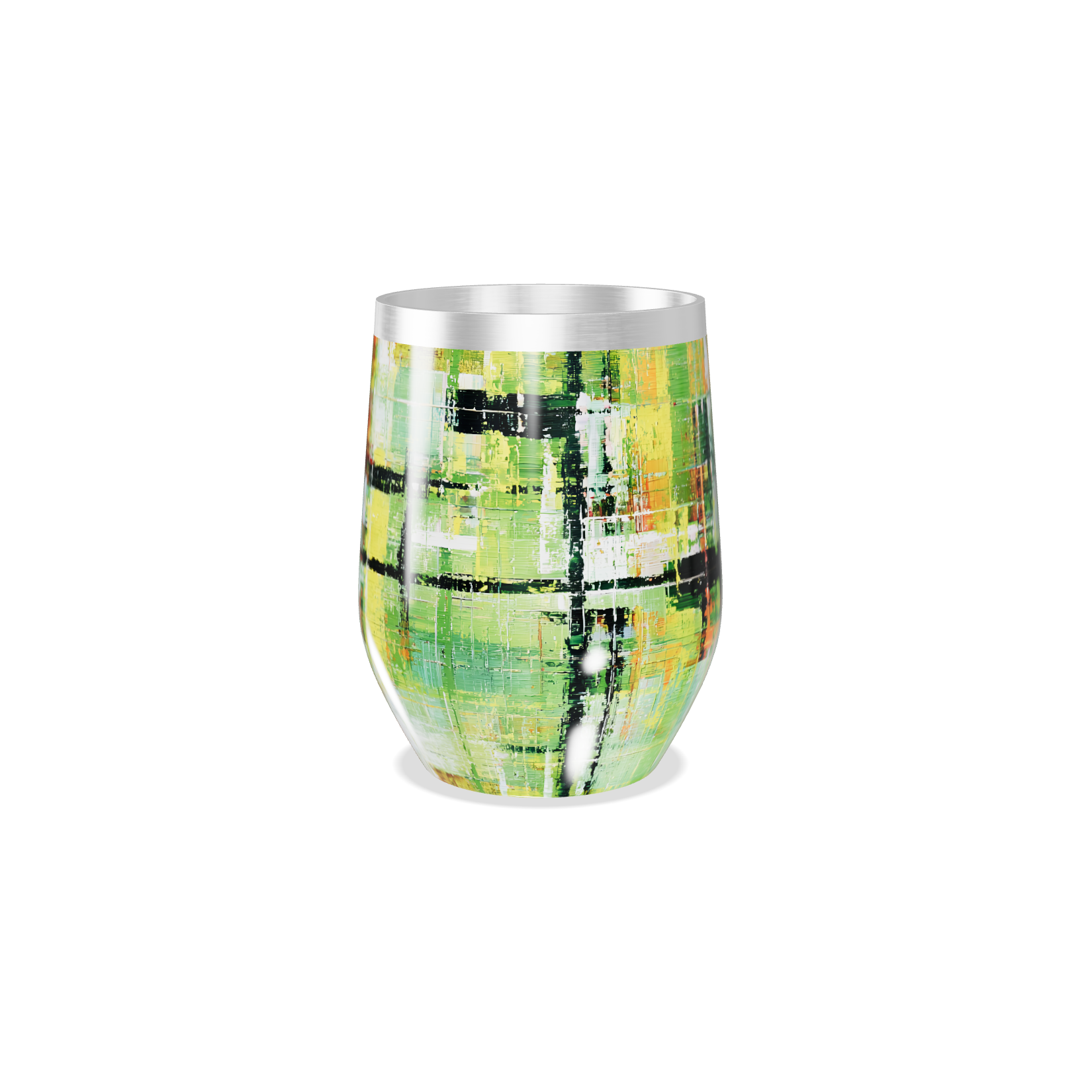 Copo Térmico Slim - Estampa Abstrata Colorida