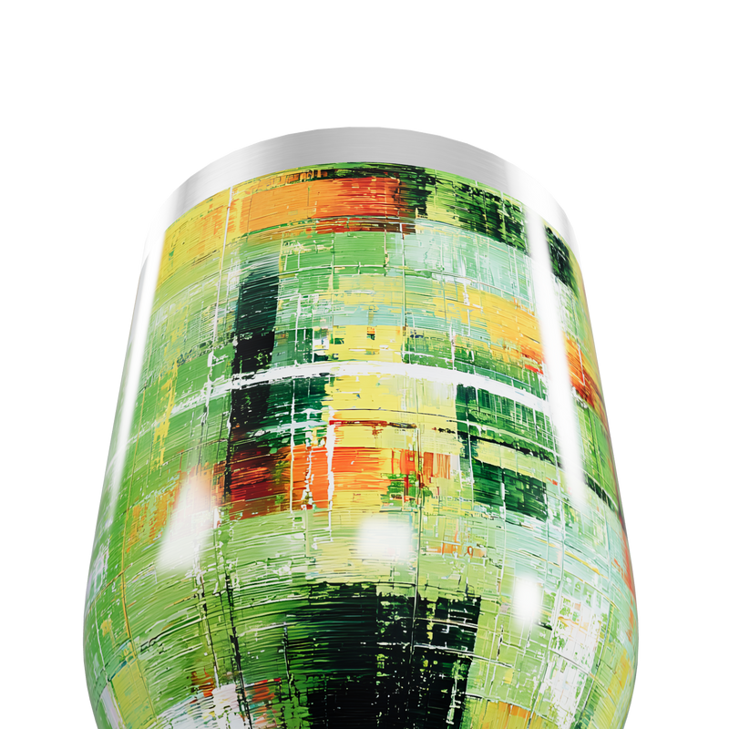 Copo Térmico Slim - Estampa Abstrata Colorida