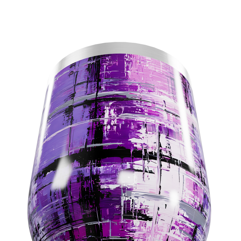 Copo Térmico Slim - Roxo Abstrato Aço Inox