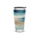 Copo Térmico - Estampa Azul e Bege