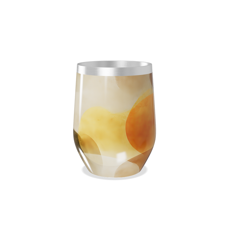 Copo Térmico Slim - Design Abstrato Colorido