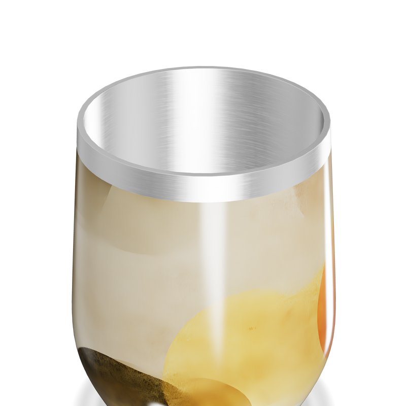 Copo Térmico Slim - Design Abstrato Colorido