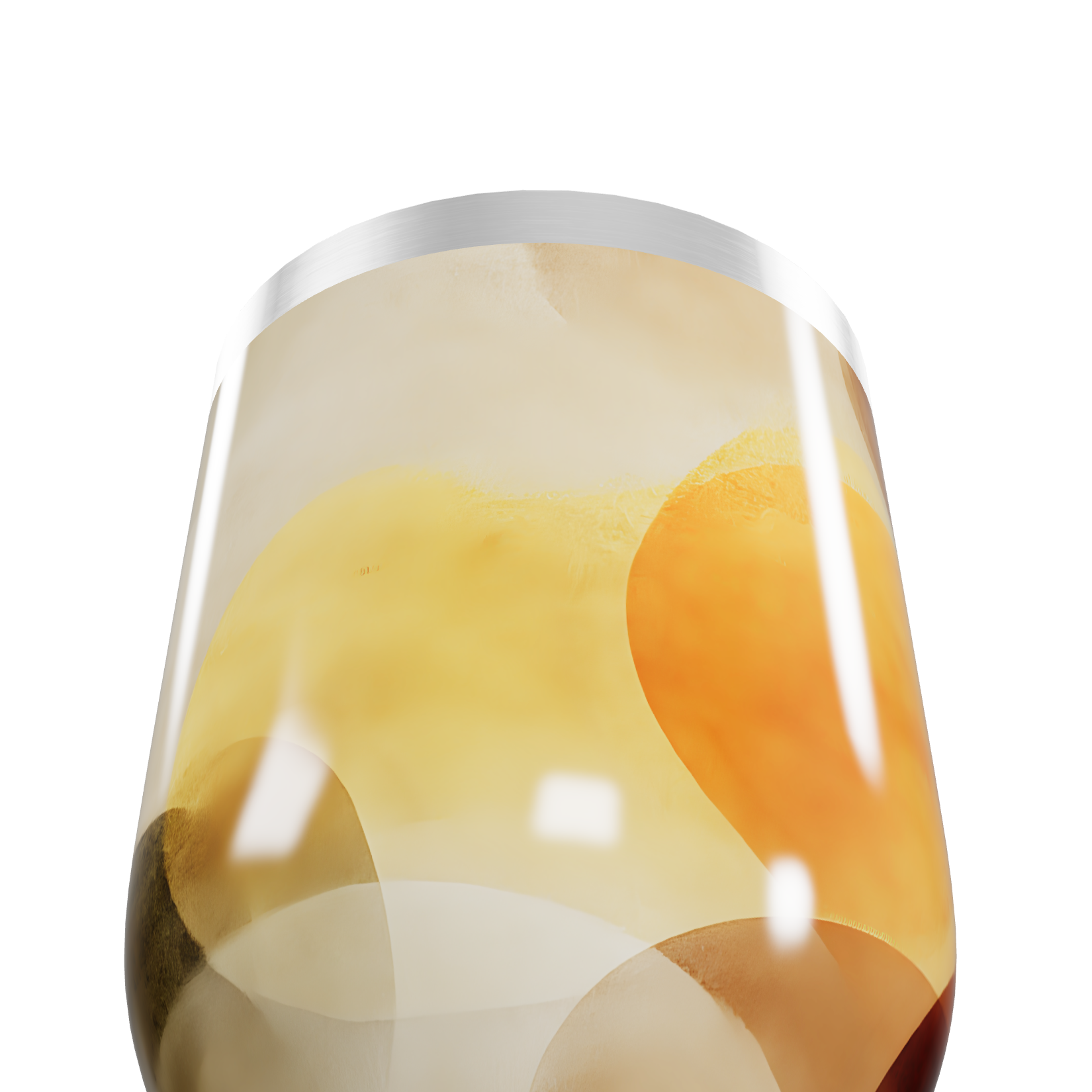 Copo Térmico Slim - Design Abstrato Colorido