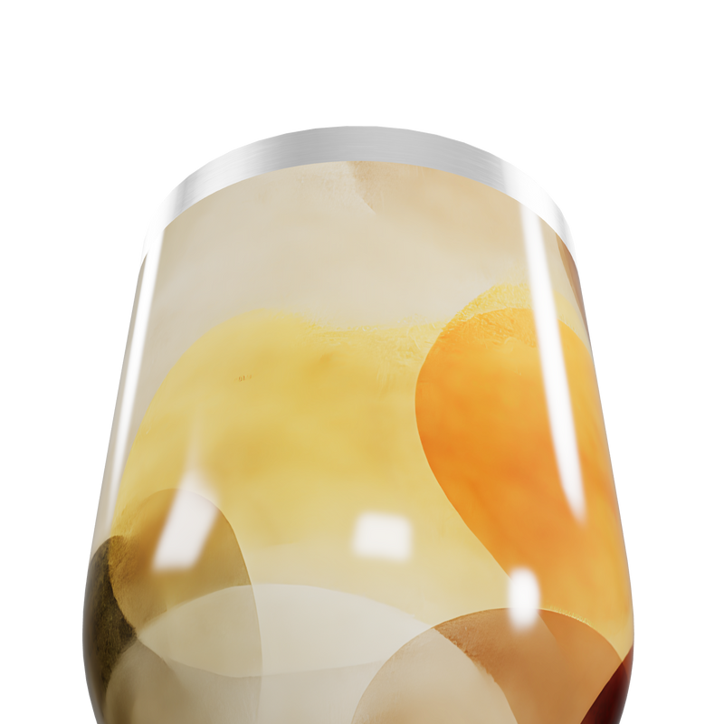 Copo Térmico Slim - Design Abstrato Colorido