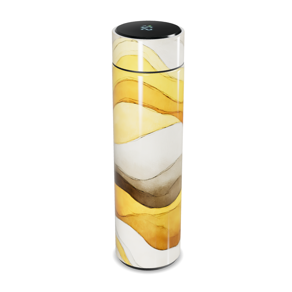 Garrafa Térmica Touch - Estampa Abstrata Colorida