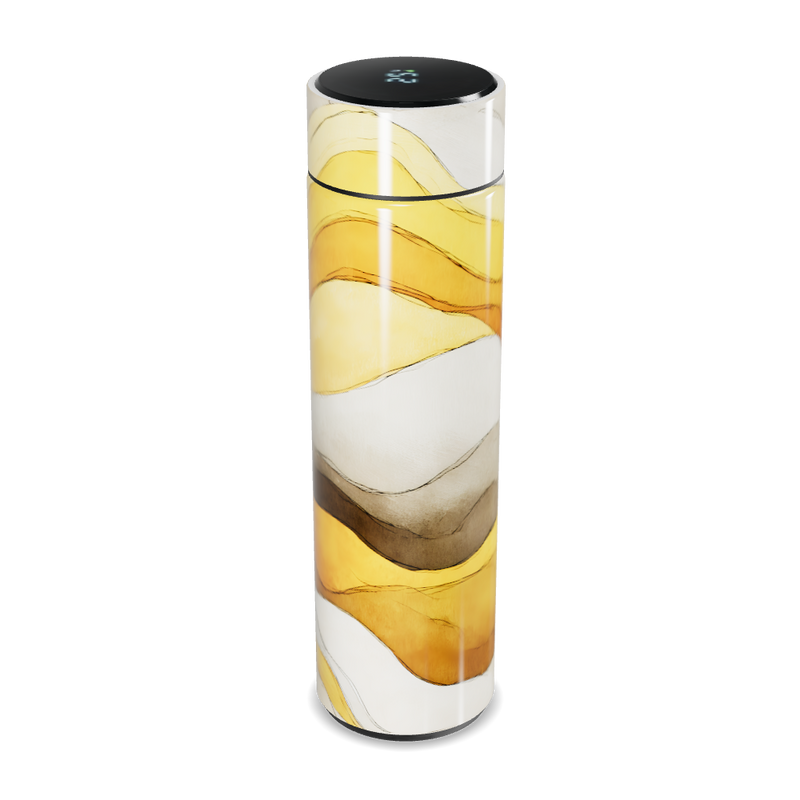 Garrafa Térmica Touch - Estampa Abstrata Colorida