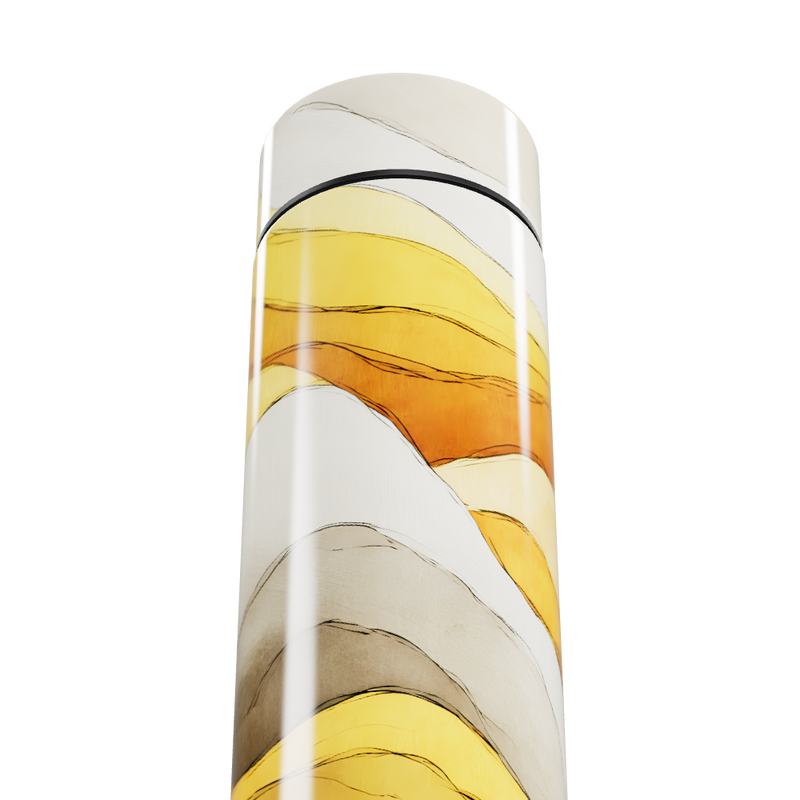 Garrafa Térmica Touch - Estampa Abstrata Colorida