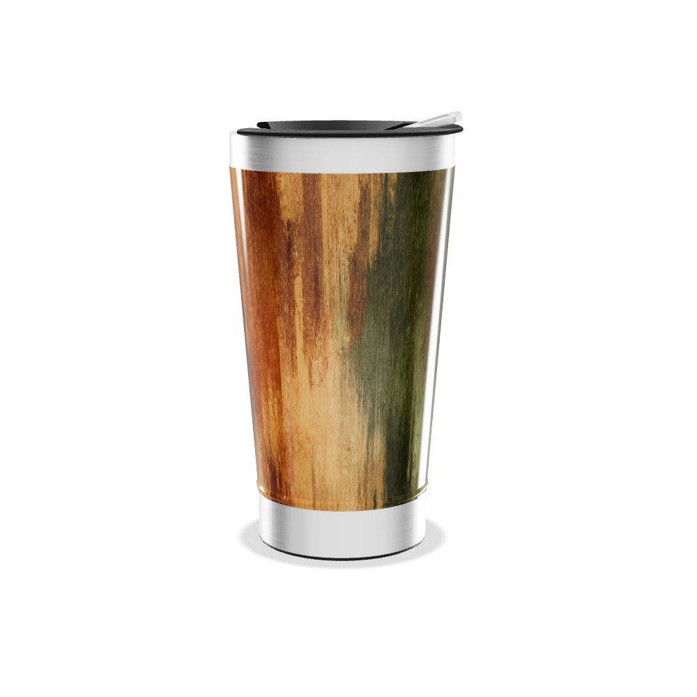 Copo Térmico - Madeira Aço Inox