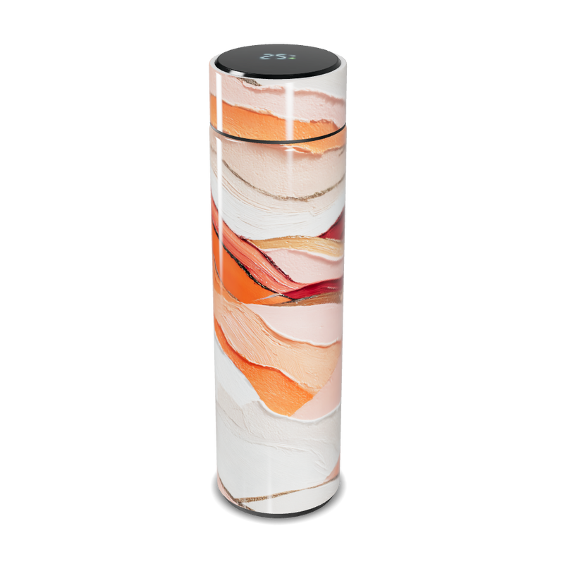 Garrafa Térmica Touch - Estampa Abstrata Colorida