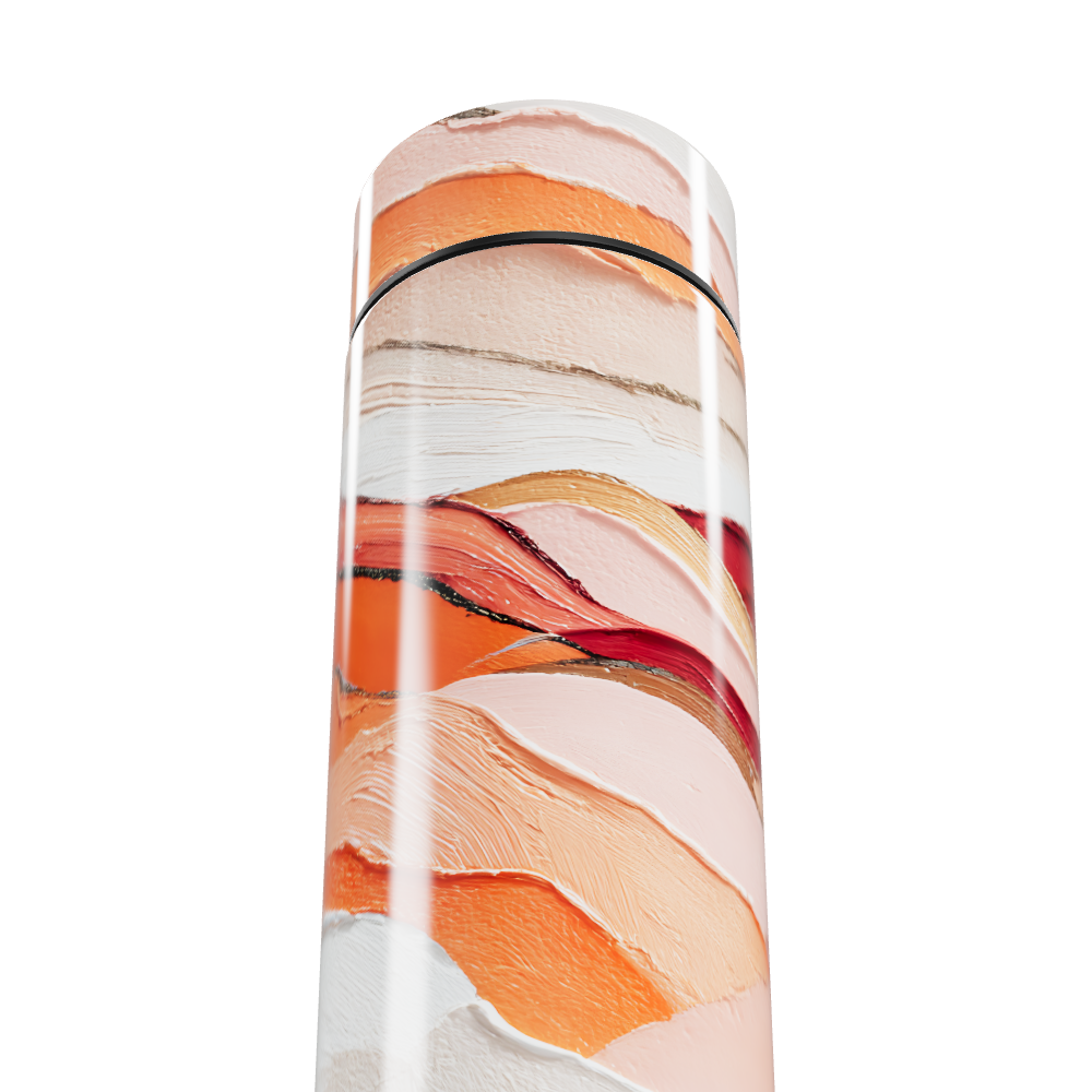 Garrafa Térmica Touch - Estampa Abstrata Colorida