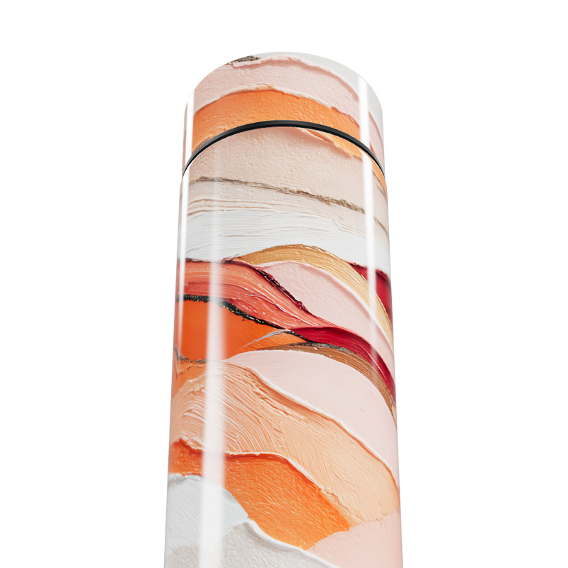 Garrafa Térmica Touch - Estampa Abstrata Colorida