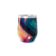 Copo Térmico Slim - Estampa Abstrata Colorida