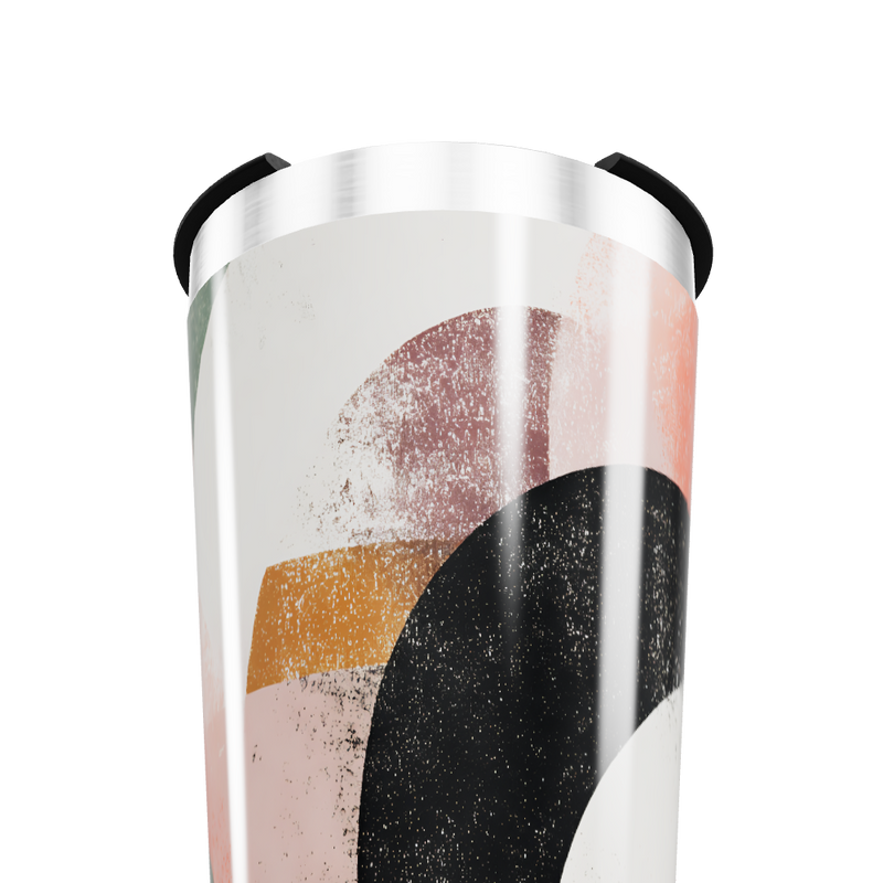 Copo Térmico - Estampa Abstrata Colorida
