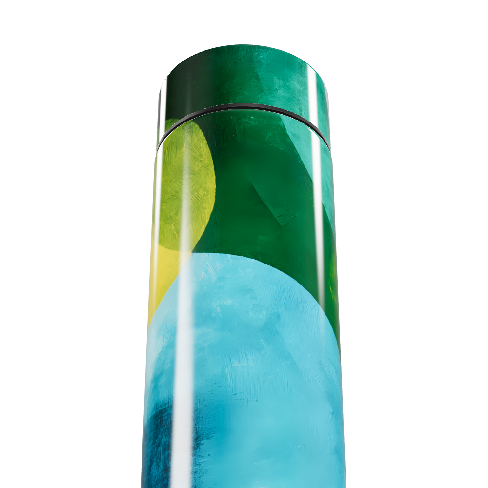 Garrafa Térmica Touch - Estampa Colorida Abstrata