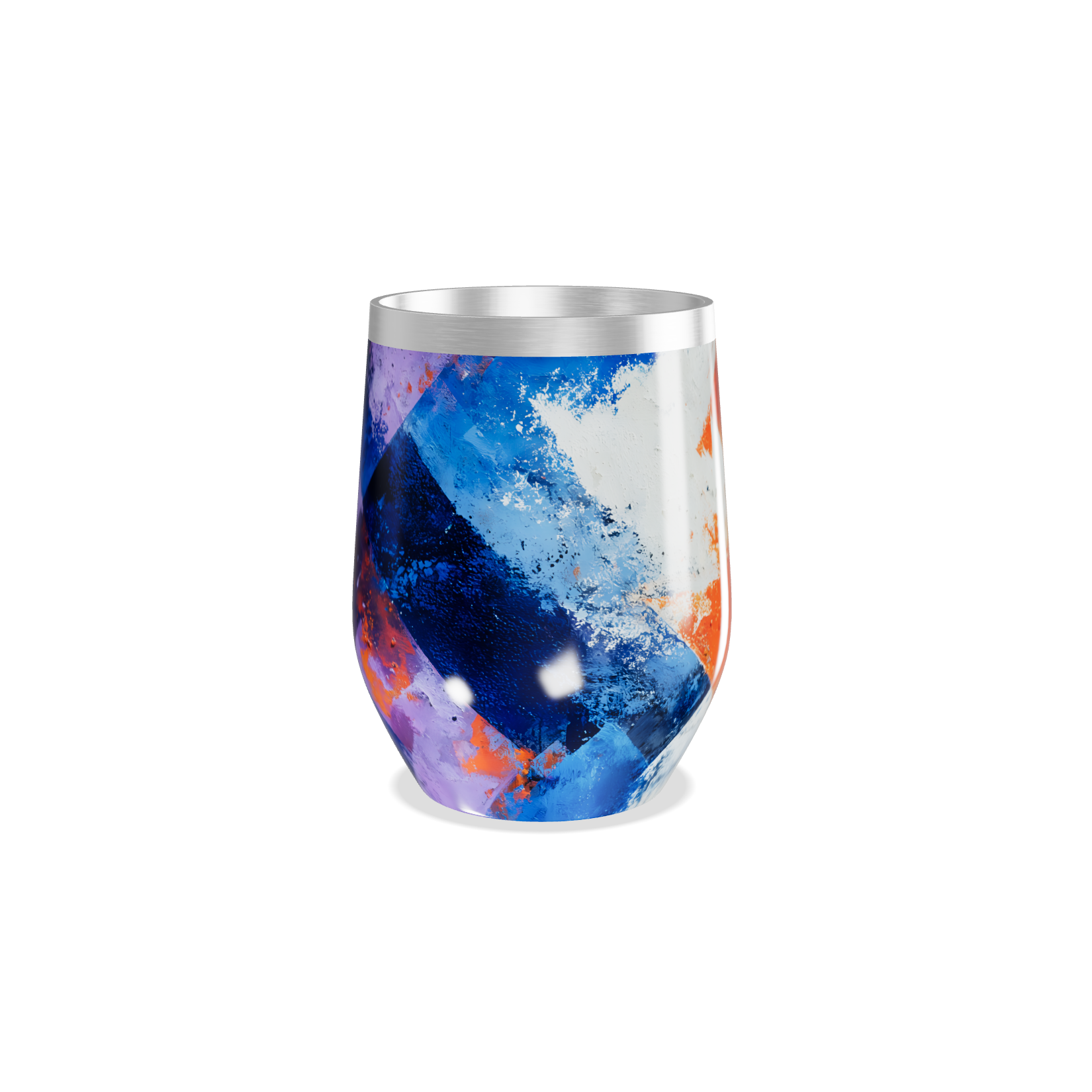 Copo Térmico Slim - Estampa Colorida Abstrata