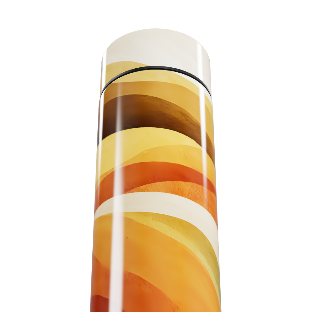 Garrafa Térmica Touch - Estampa Abstrata Colorida