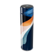 Garrafa Térmica Touch - Azul com Estampa Abstrata