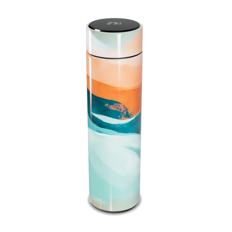 Garrafa Térmica Touch - Estampa Abstrata Colorida