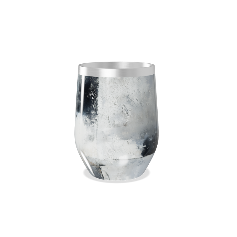 Copo Térmico Slim - Prata Efeito Marmorizado