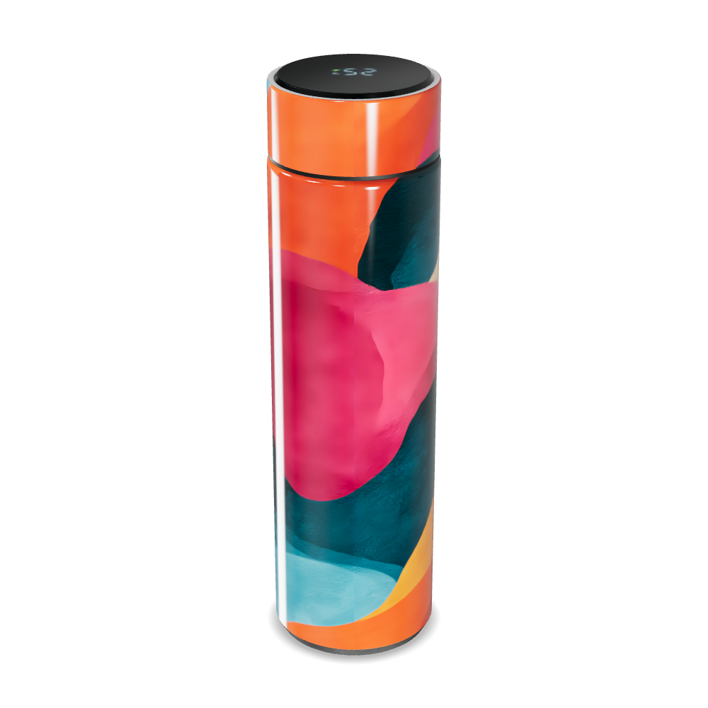 Garrafa Térmica Touch - Colorida Abstracta