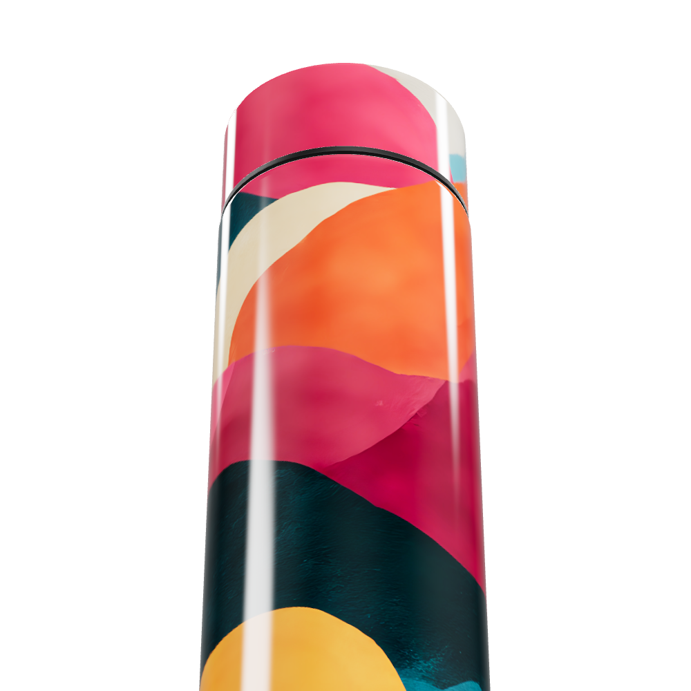 Garrafa Térmica Touch - Colorida Abstracta