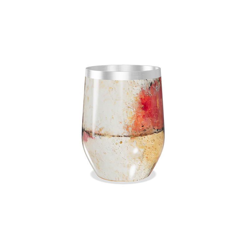 Copo Térmico Slim - Estampa Abstrata Colorida