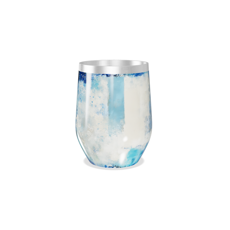 Copo Térmico Slim - Azul Artístico Inox