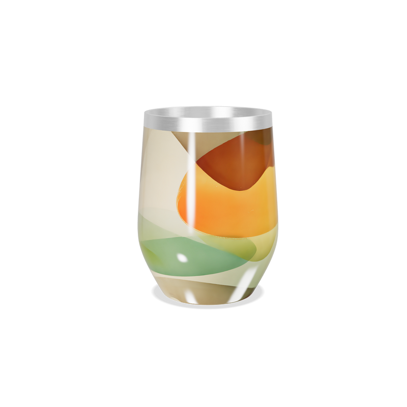 Copo Térmico Slim - Estampa Abstrata Colorida