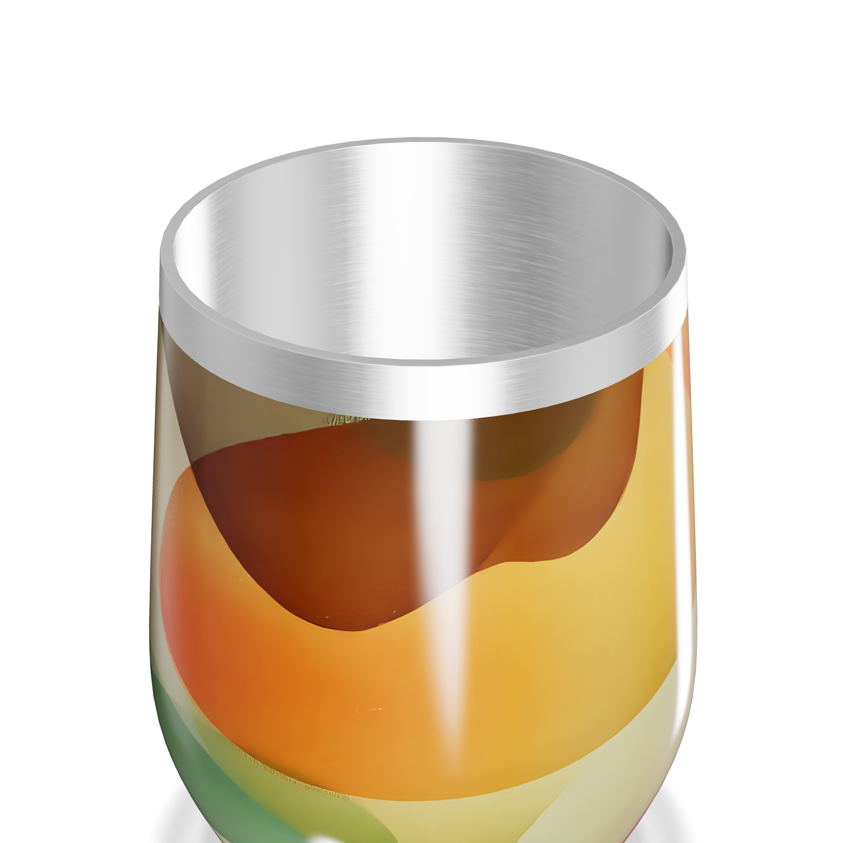 Copo Térmico Slim - Estampa Abstrata Colorida