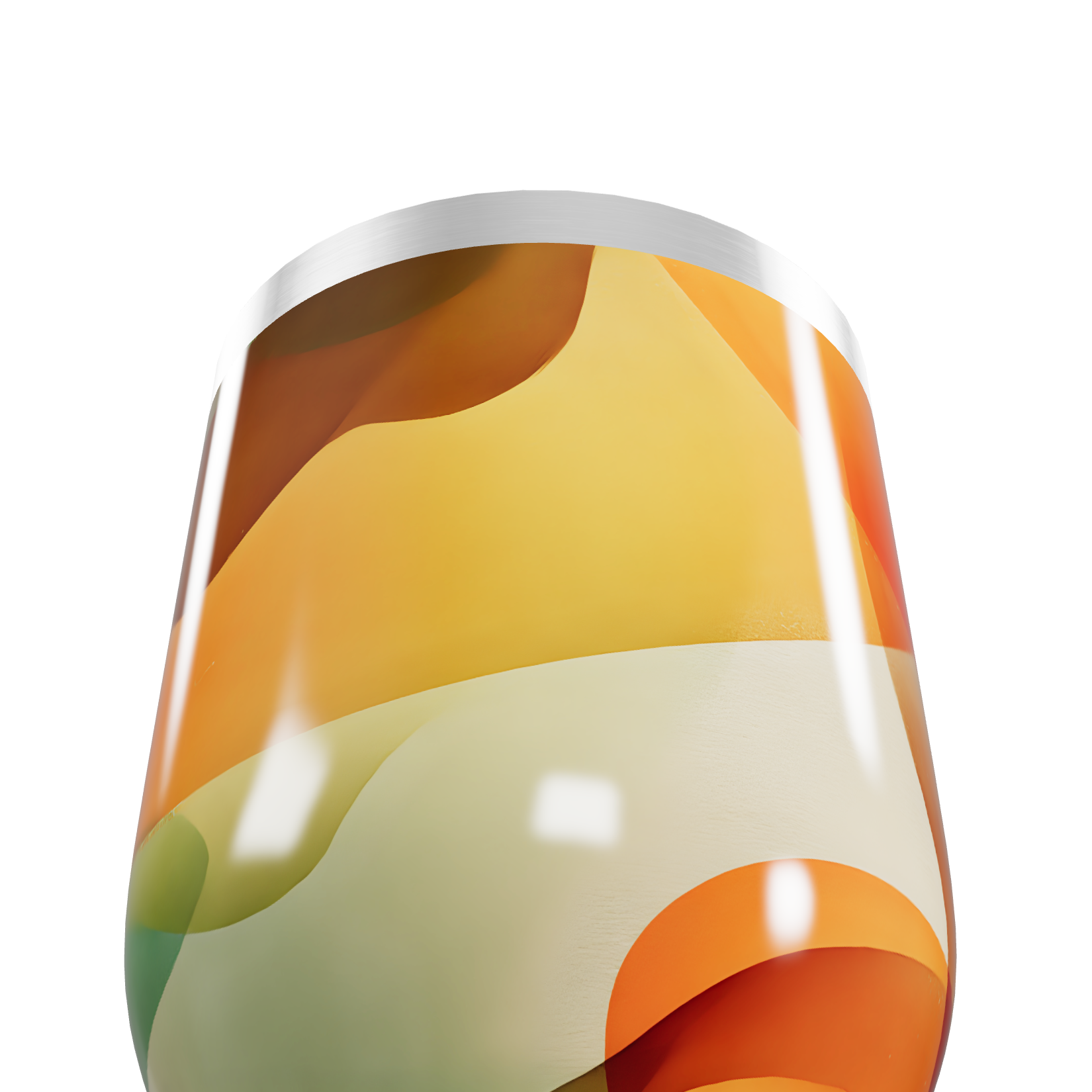 Copo Térmico Slim - Estampa Abstrata Colorida