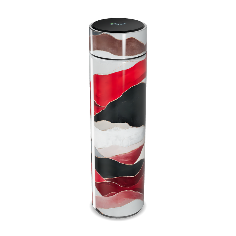 Garrafa Térmica Touch - Design Marmorizado Colorido