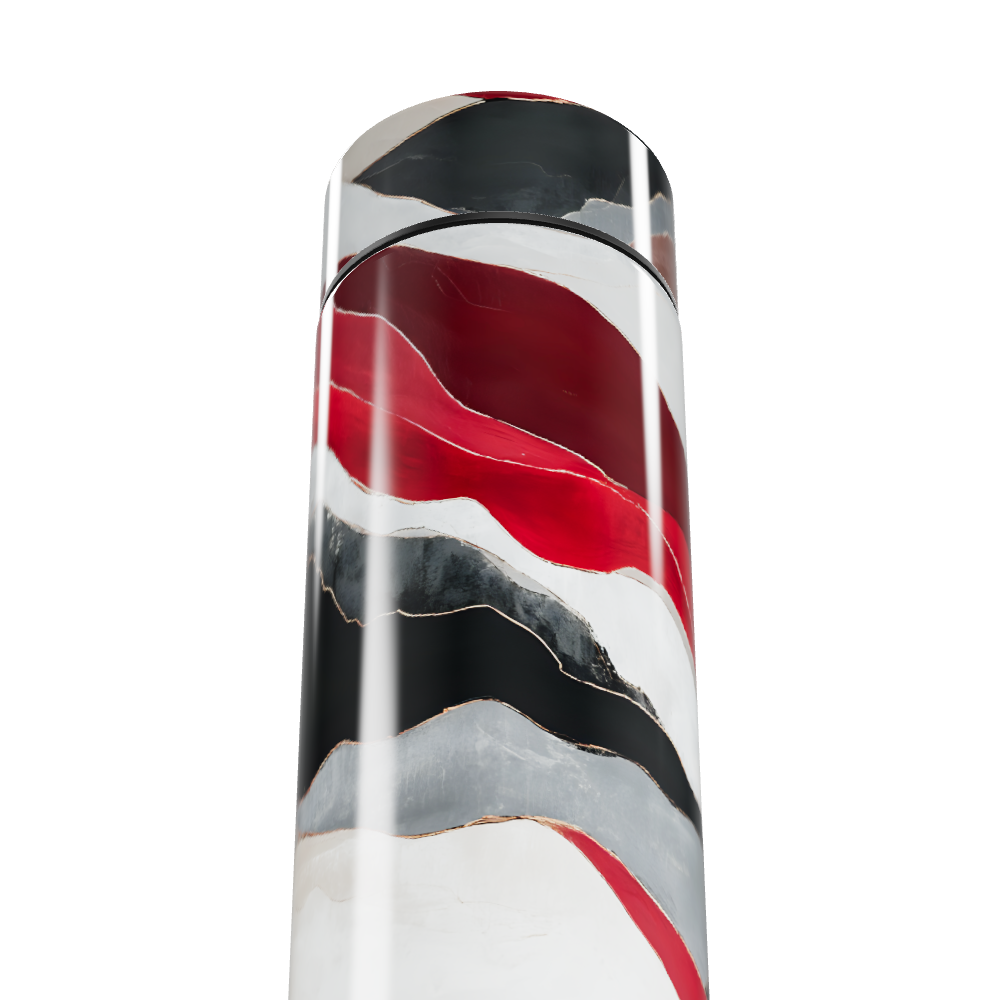 Garrafa Térmica Touch - Design Marmorizado Colorido