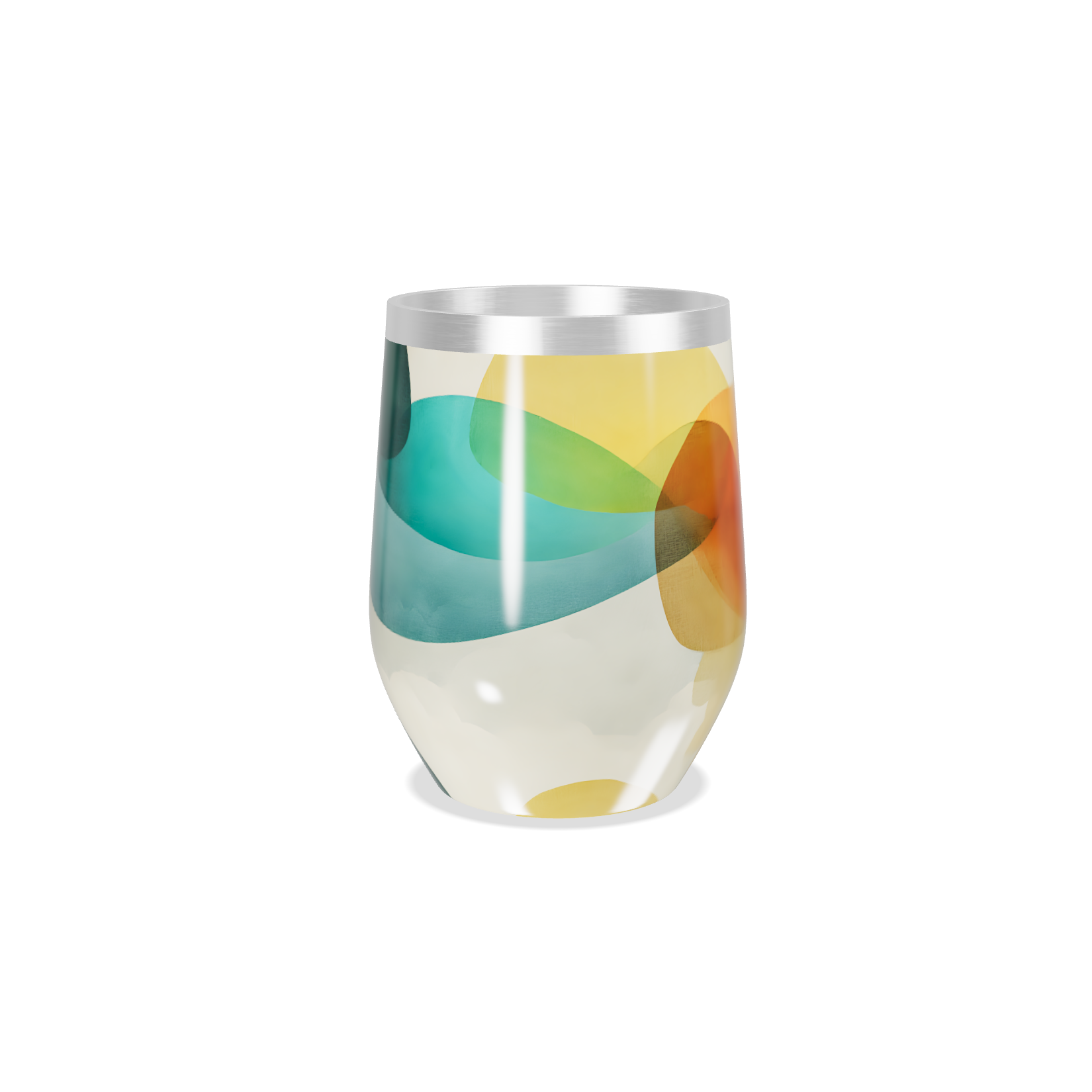 Copo Térmico Slim - Estampa Colorida Vidro