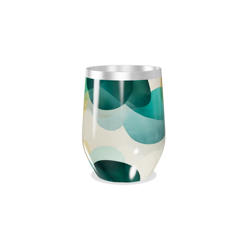 Copo Térmico Slim - Estampa Colorida Vidro