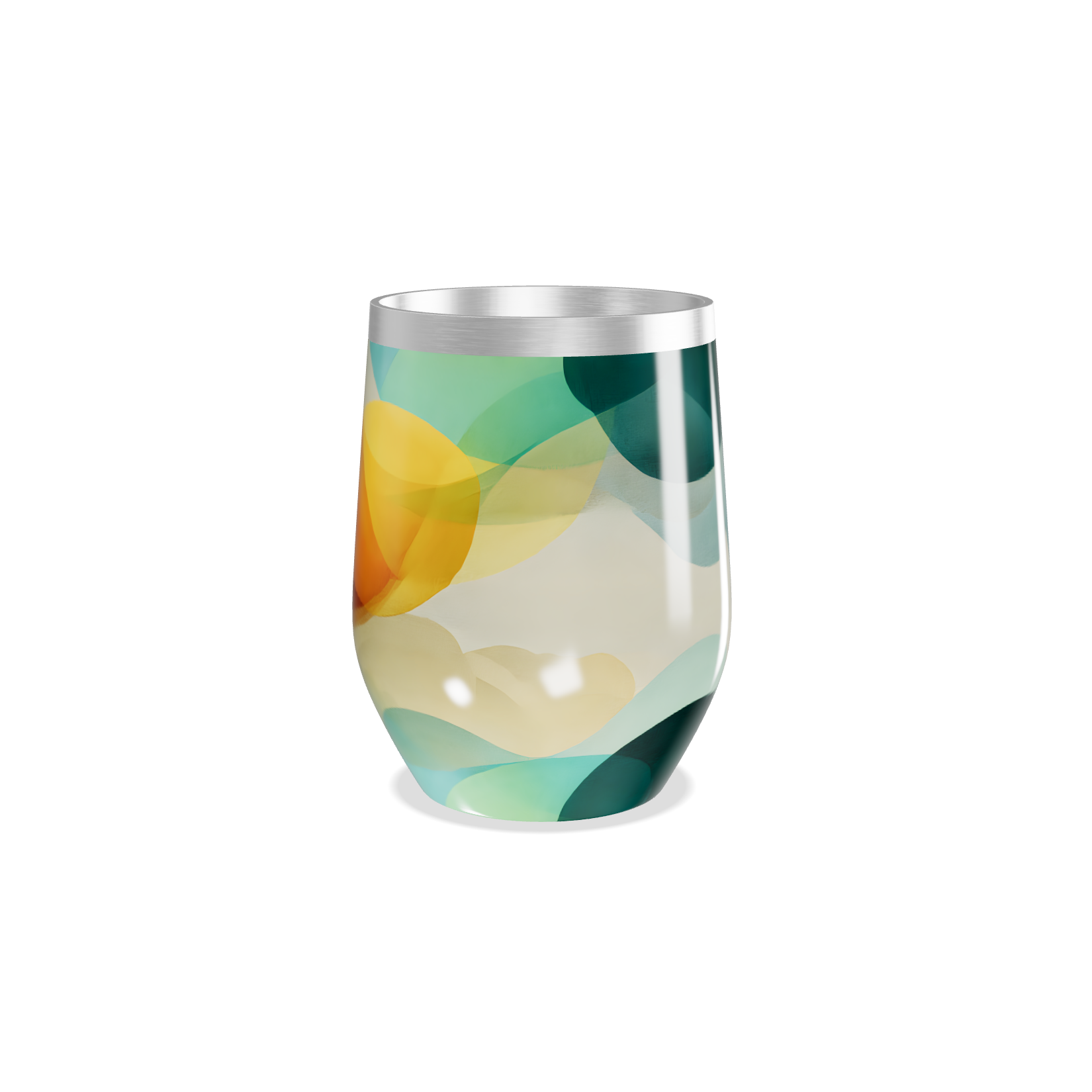 Copo Térmico Slim - Estampa Colorida Vidro