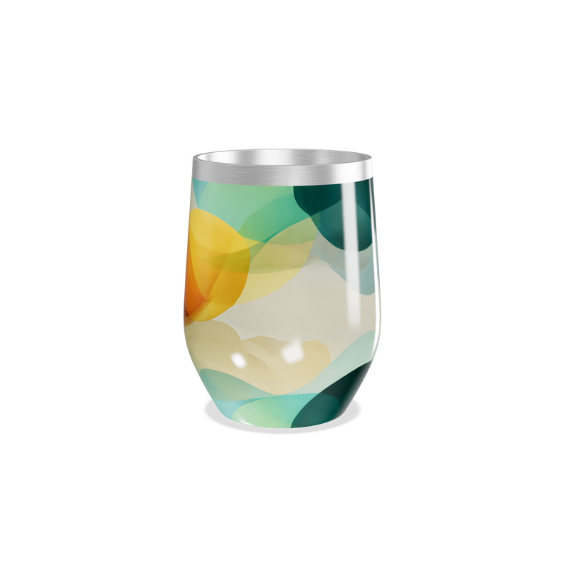 Copo Térmico Slim - Estampa Colorida Vidro