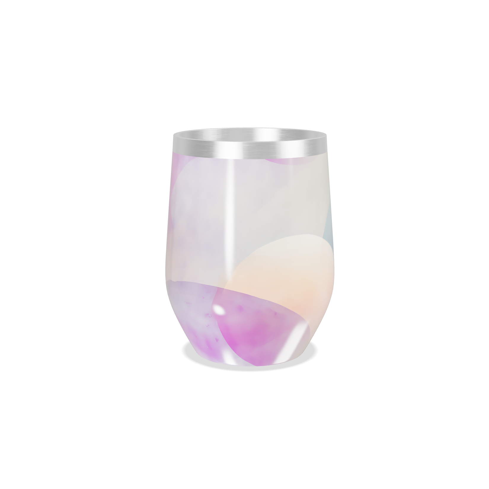 Copo Térmico Slim - Estampa Pastel Aquarela